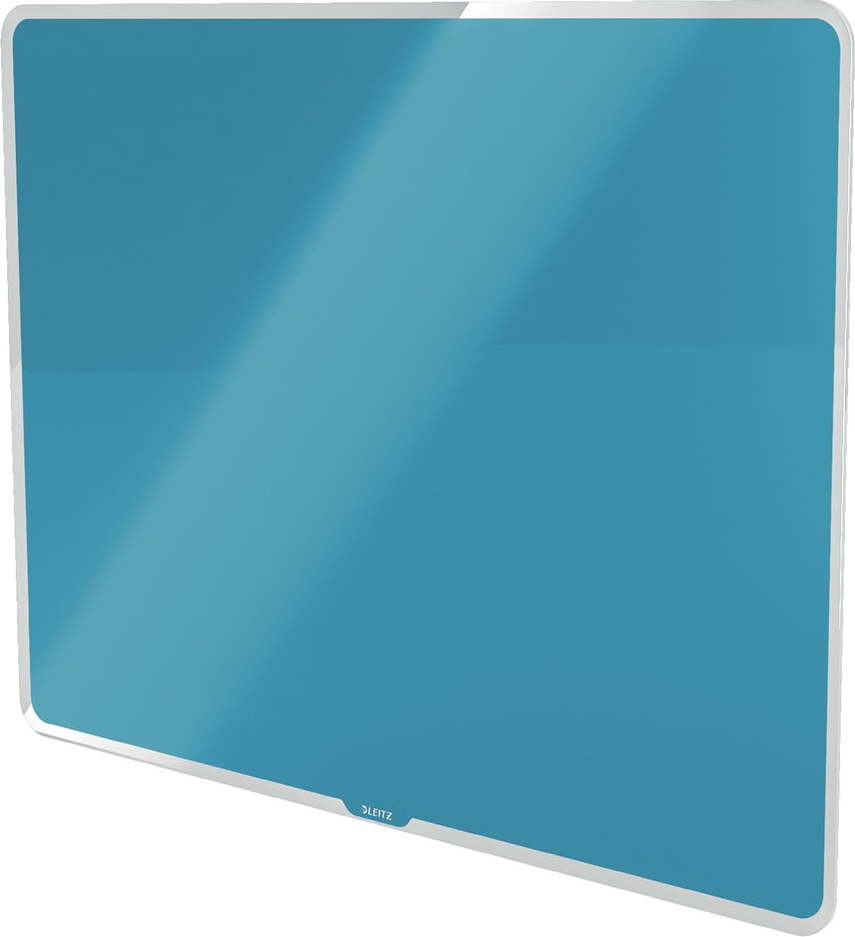 Modrá skleněná magnetická tabule Leitz Cosy