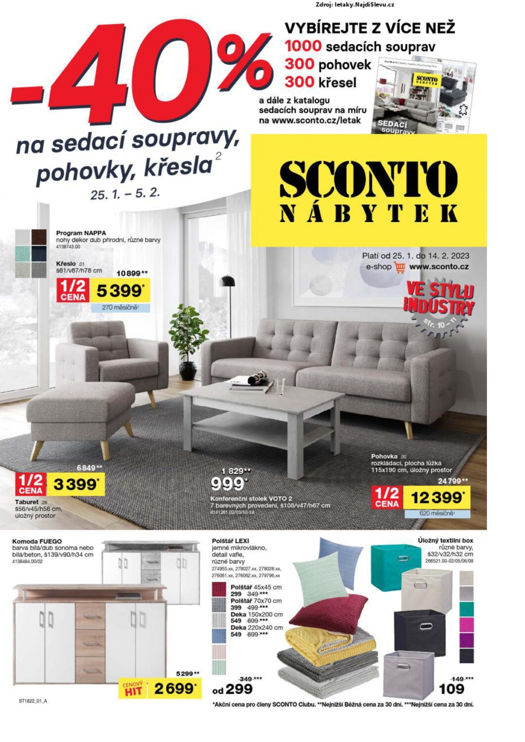 Leták Sconto  25.1. – 14. 2. 2023