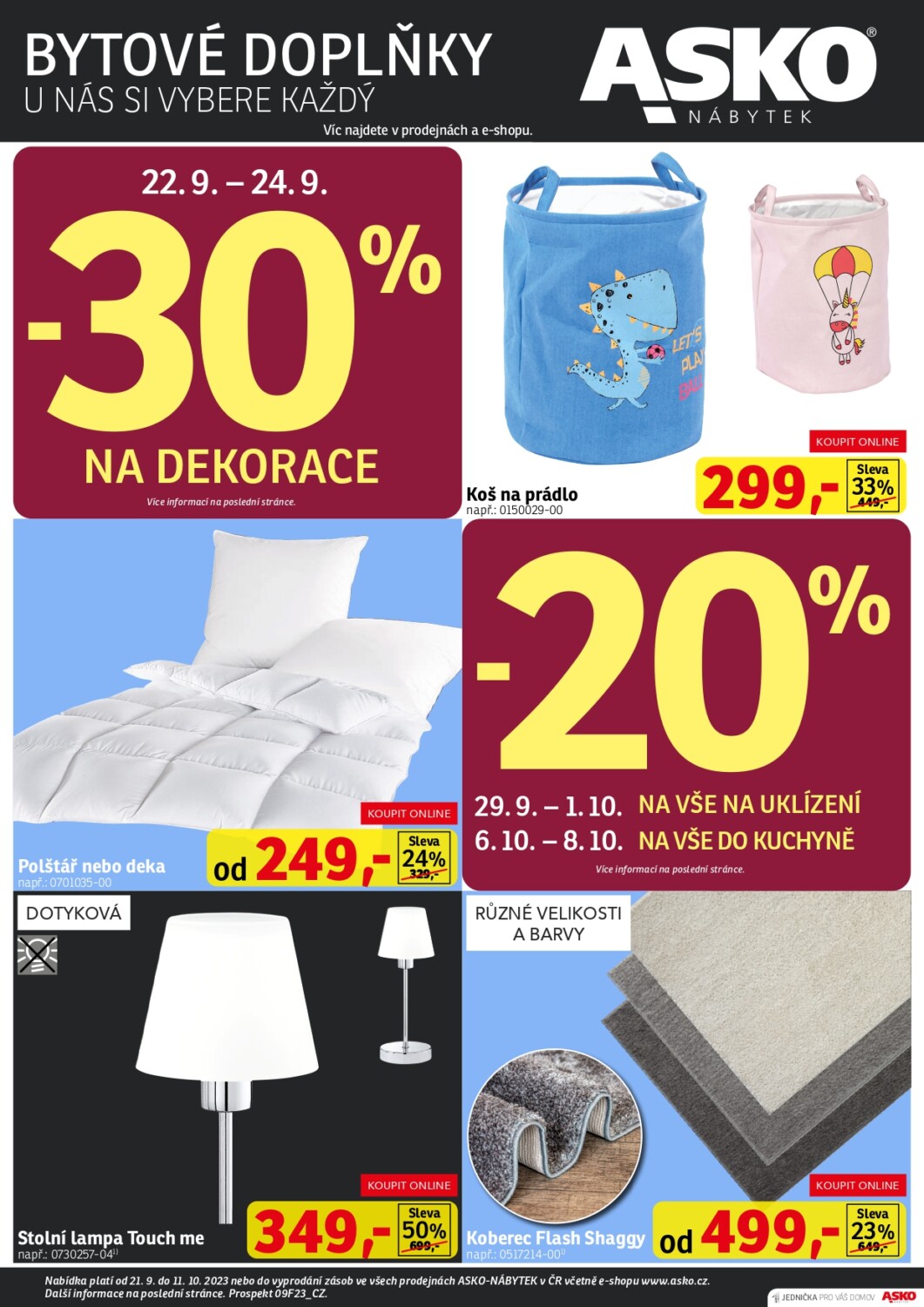 Leták ASKO 21.9.2023 – 11.10.2023